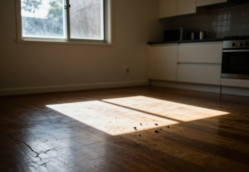 Cockroach infestation in a Glenbrook kitchen before treatment